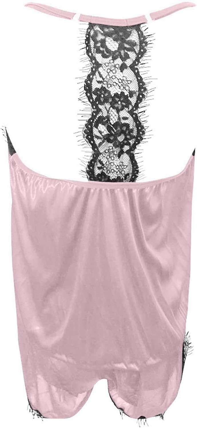 KQIVAM Ensembles de Pyjama Femmes Sexy Chic été Caraco Satin en Soie Short Dentelle 2 Pièce Court Mignon Doux Bas de Pyjamas Pyjashort Nuisette Lingerie Nuit Sleepwear Col en V Homewear pour Femme