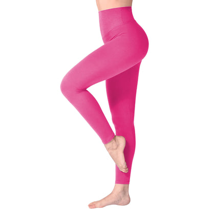 SINOPHANT Legging Femmes Pantalon de Sport, Jegging Taille Haute Femme Yoga Opaque Doux Grande Taille