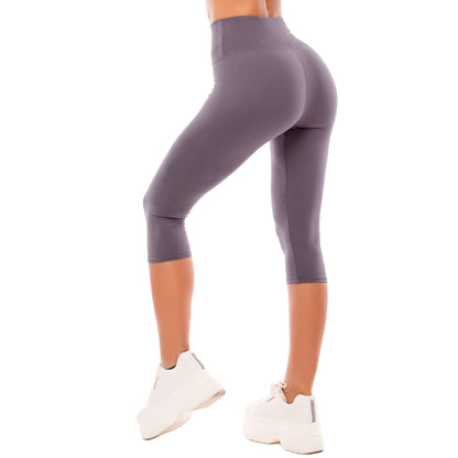 SINOPHANT Legging 3/4 Femmes Pantalon de Sport, Jegging Taille Haute Femme Yoga Opaque Doux Corsaire Pantacourt