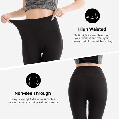SINOPHANT Legging Femmes Pantalon de Sport, Jegging Taille Haute Femme Yoga Opaque Doux Grande Taille