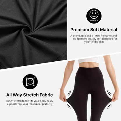 SINOPHANT Legging 3/4 Femmes Pantalon de Sport, Jegging Taille Haute Femme Yoga Opaque Doux Corsaire Pantacourt